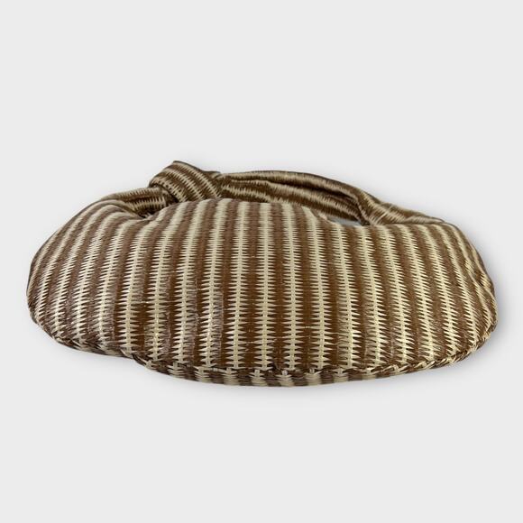 Anthropologie Melie Bianco The Brigitte Satchel Crescent Raffia Edition NEW - Picture 6 of 9